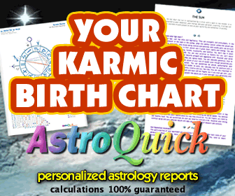 Astroquick karmic birth chart personalized astrological studies