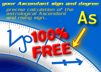 Astrology ascendant calculator Online 100% free rising sign ...
